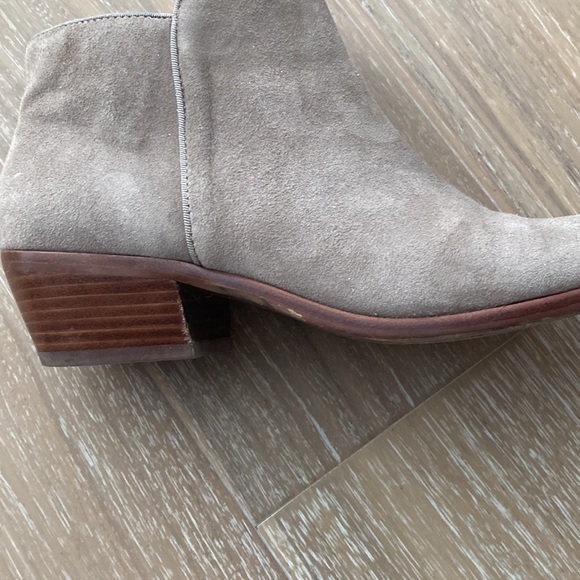 Sam Edelman Petty Suede Ankle Booties in Putty Womens Size 8.5 - Picture 8 of 10